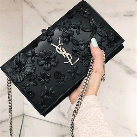 ysl flower bag